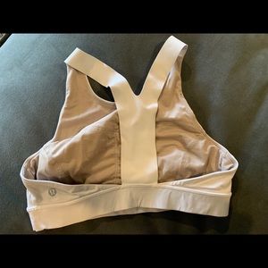Lululemon white sports bra / size 10